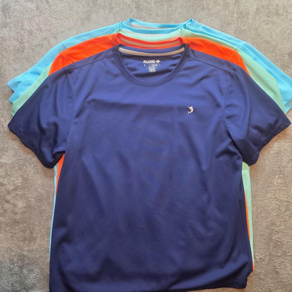 Reel Legends Shirt Mens L Multicolor Lot 5 Short Sleeve Fishing T-Shirt